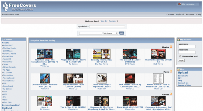 Popular Sites Like Freecovers