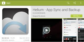 Helium App Sync and Backup available on playstore