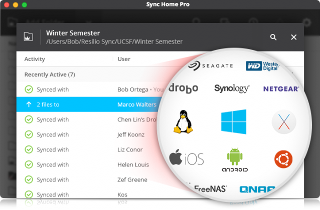 resilio sync backup
