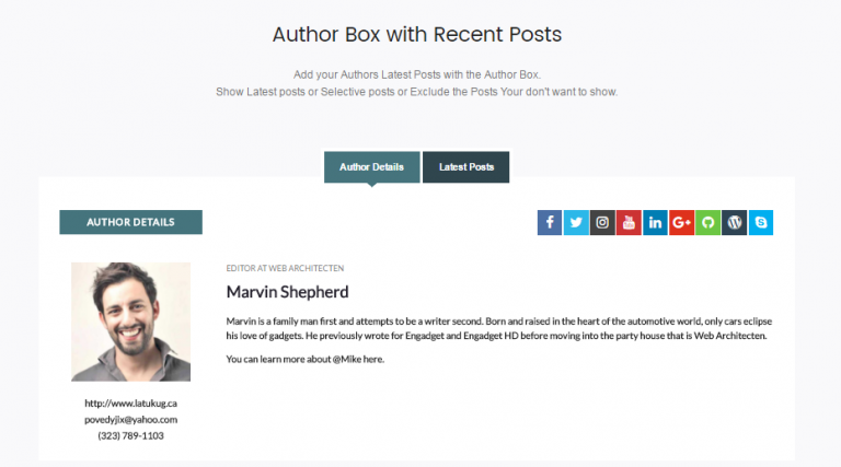Author boxes: What they are and how they benefit your site